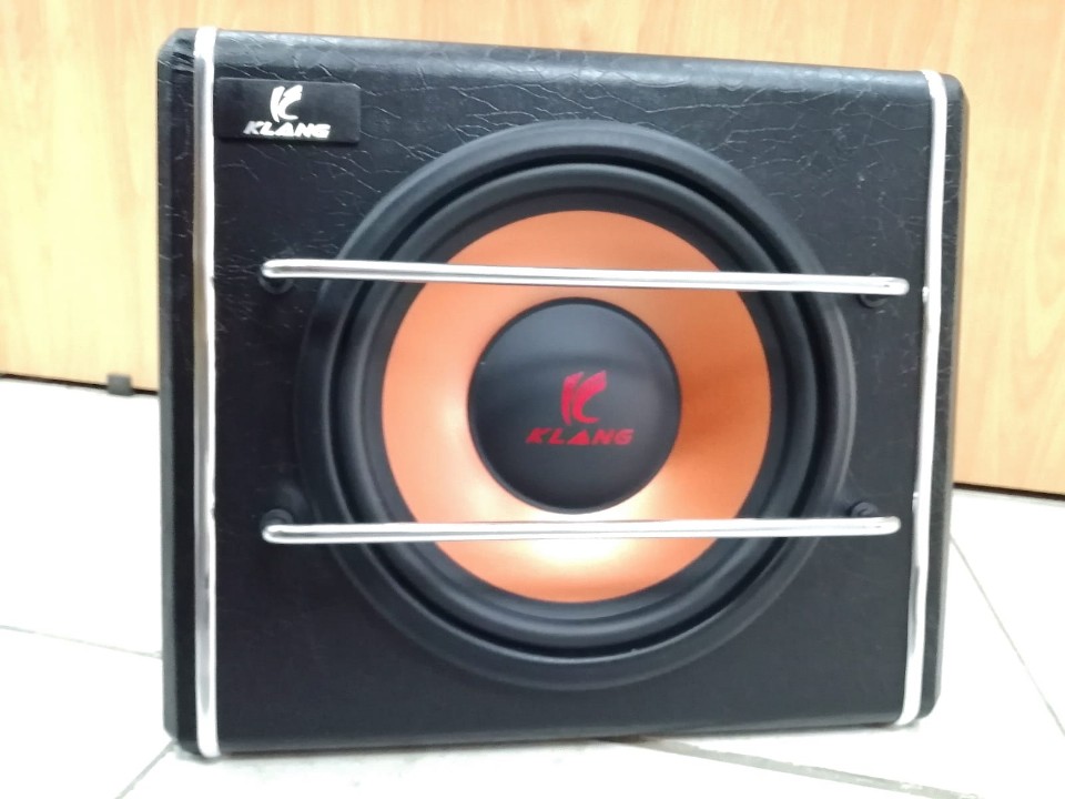 Caja Bajo Amplificado para Auto Alta potencia KL-T10 90 WATTS KLANG  Subwoofer 10 - klang