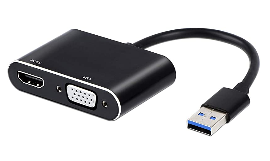 Adaptador USB a HDMI VGA convertidor USB 3.0 a HDMI 1080P HDMI y