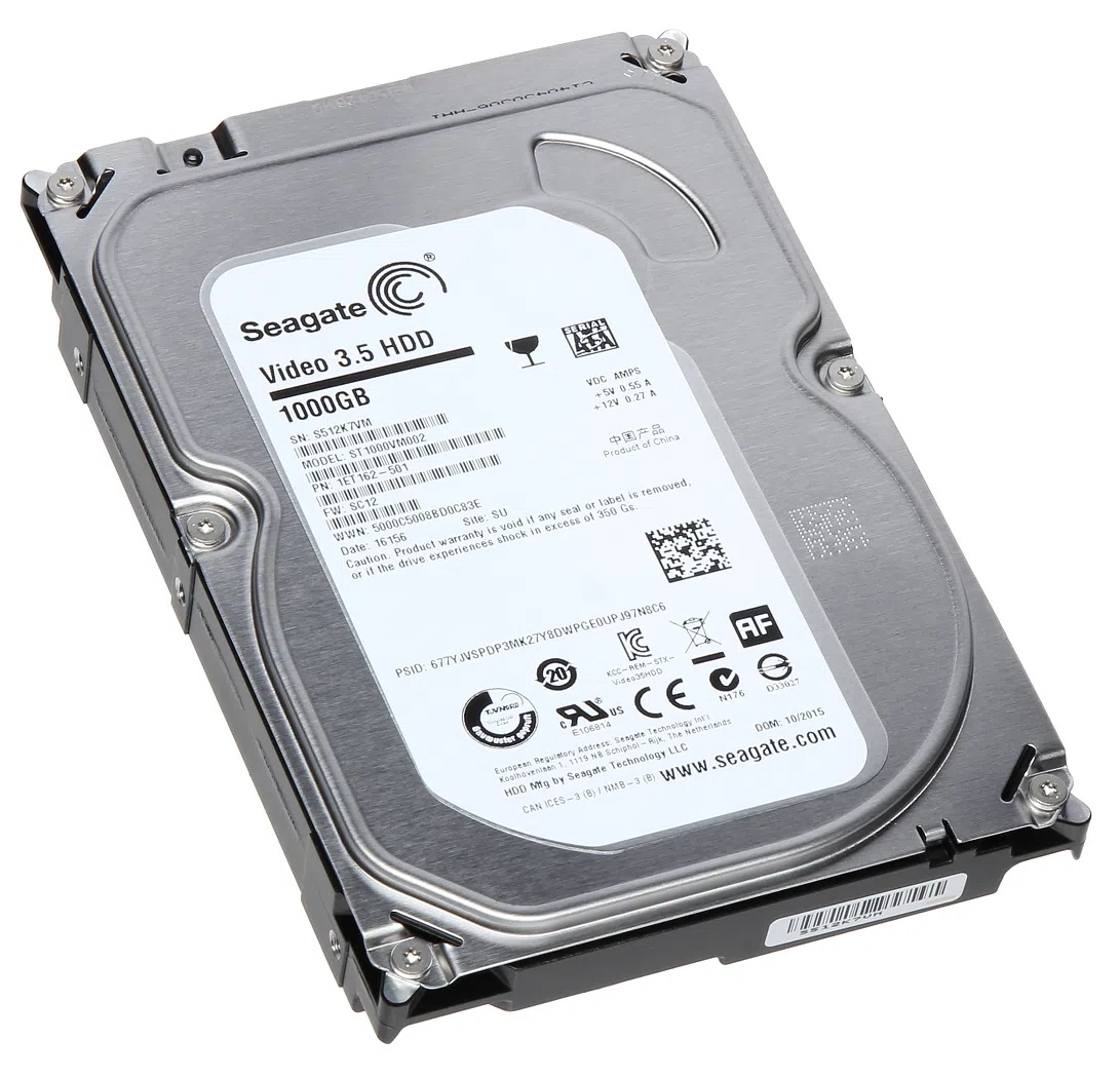 Panadería taller habilitar Disco Duro 3.5 para PC Camaras de Seguridad Seagate Sata 1TB 1000gb -  SEAGATE