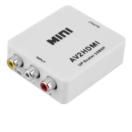 ABTW Convertidor RCA a HDMI - Convertidores de Video - Camaras de Seguridad  Y Control de Acceso