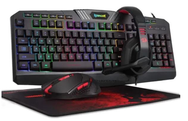 TECLADO+MOUSE+AUDIFONO+PADMOUS GAMER