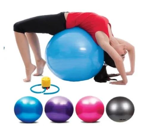 Pelota De Yoga 65 Cm Con Válvula 65cm Para Ejercicio Pilates