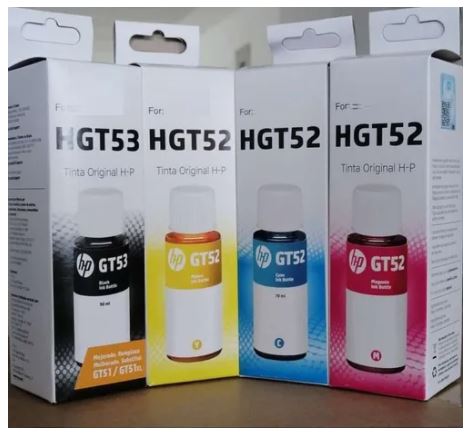 Botella De Tinta Para Impresora Hp Gt52 Gt51 Compatible - HP