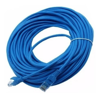 Cable Red Largo Utp 20 Metros Cat 5e Patchcord Rj45 Internet