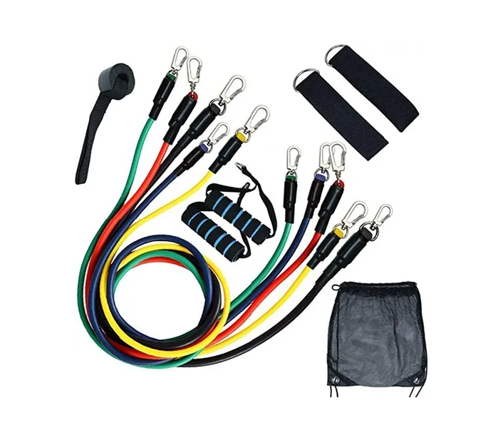 Kit 11 Bandas Elasticas De Resistencia Pecho Brazo Crossfit - Generico