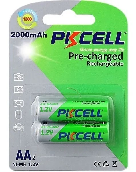 Pilas Recargables Pila Recargable Aa 2000ma Blister Pkcell - Pkcell