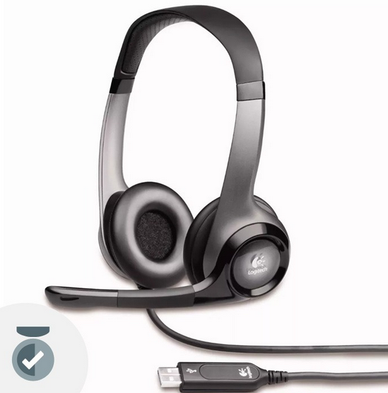 Audifono Headset Microfono Logitech H390 Usb Pc Laptop Skype - Logitech