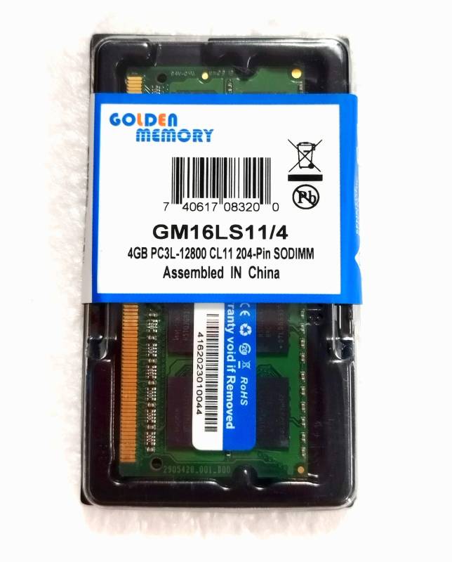 Golden Memory Ram Memoria Ram Golden 4GB SODIMM DDR3L GM16LS11-4 PC3L 12800 CL11 204PIN