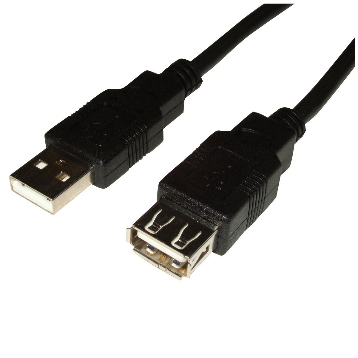 Plano y Negro Cable de extensión Modular 2,00 m RJ10  Cable: 4 Conductores  Conector RJ10  Hembra 4P4 C 4P4 C   asignación: 1: 1 