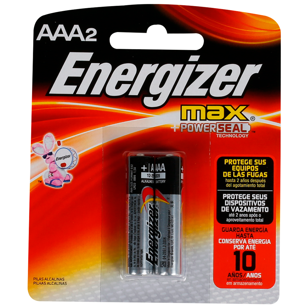 Energizer Baterías Max C, pilas alcalinas de celda C prémium (2 baterías)