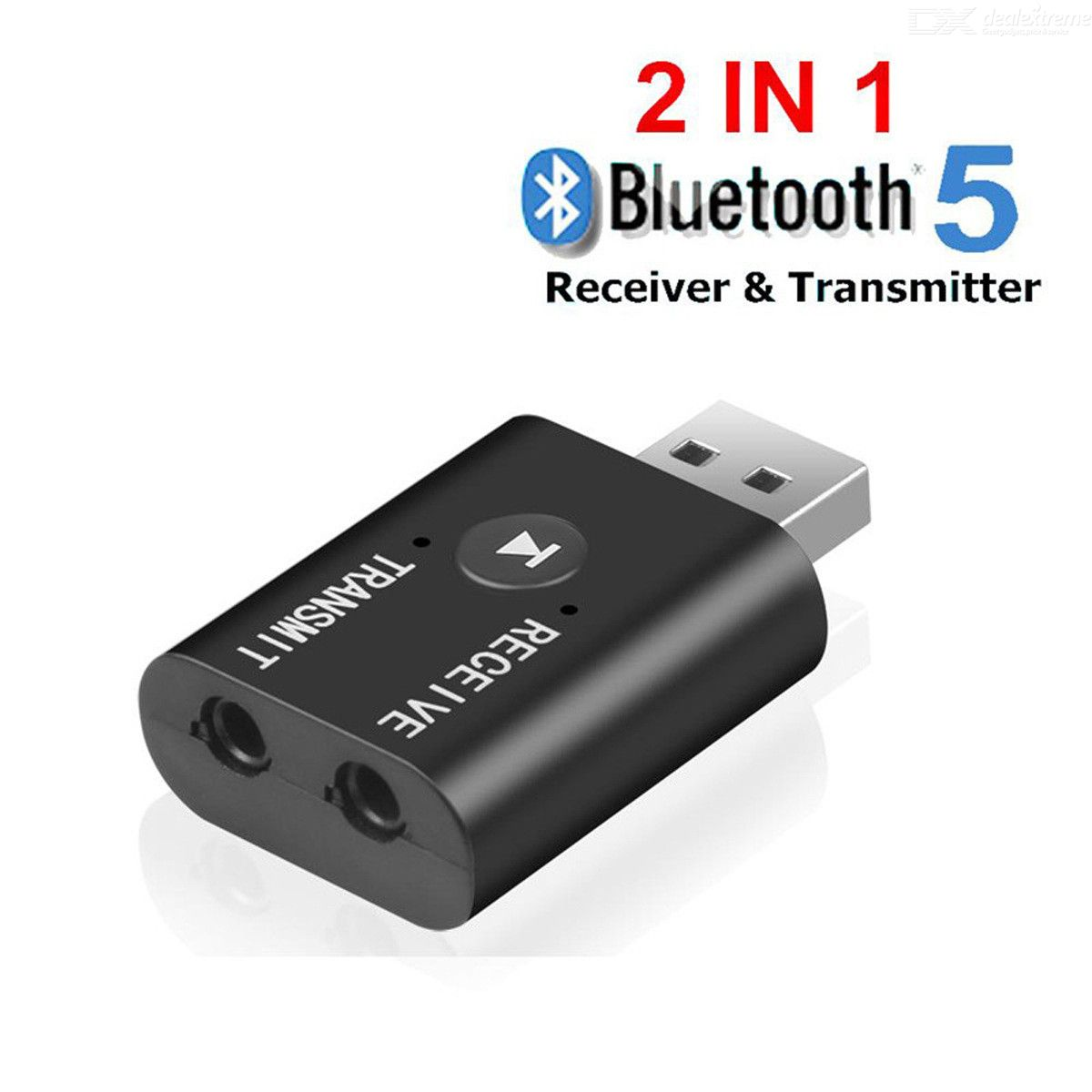 Receptor Transmisor de Audio Bluetooth 3 en 1 Usb BT5.0+EDR DE AUDIO  BLUETOOTH BT-RT01 - CBS
