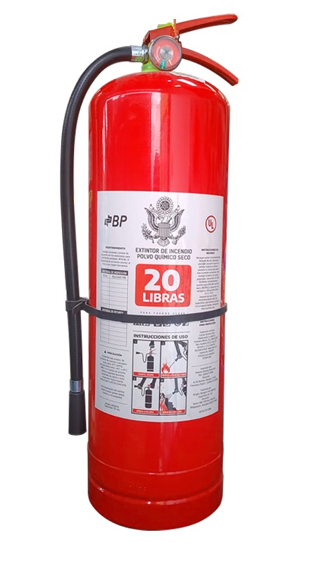 Extintor de Polvo Químico Seco ABC EXTIN-FLAM (2 KG)