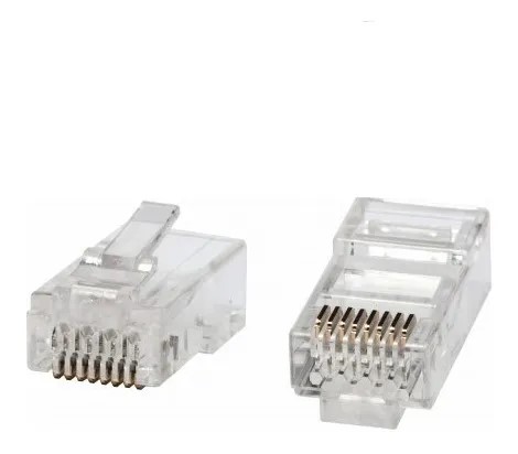 Conectores RJ45 Cat 6 (Funda de 100)