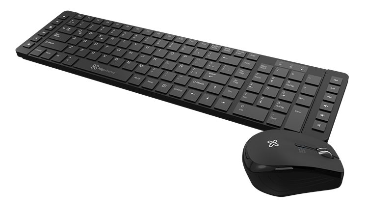 KLIPX COMBO TECLADO + MOUSE INALAMBRICO 2,4GHZ ESPAÑOL (KCK