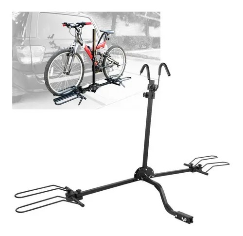 Soporte Rack Porta Para 2 Bicicletas Auto Carro Plegable - Generico