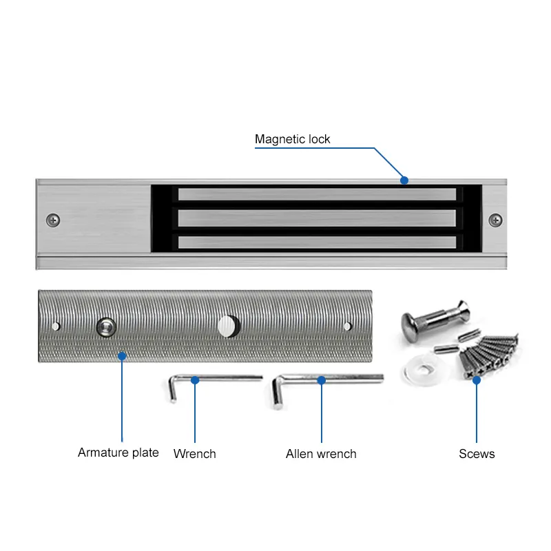 Cerradura Electromagnetica con sensor de puerta 280kg 12v - Alldaymall