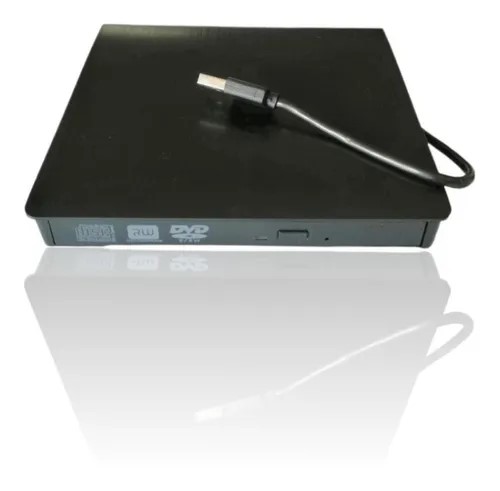 Lector Grabador de CD y DVD Externo USB 2.0