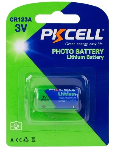 Pila Bateria Marca Pkcell 123a Cr123a 3v Litio Camaras - Pkcell