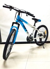 Bicicleta Gti Aro 24 Snap Azul Blanco Freno de Disco Shimano