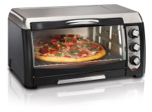 Horno Tostador Hamilton Beach 31330D 6 Rebanadas Negro con Acero