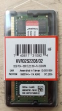 Memoria Ram Kingston 32GB SODIMM KVR32S22D8-32 1RX16 4G 