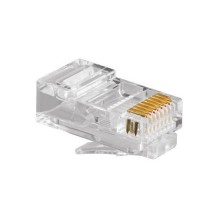 Conector RJ45 Categoria 5  Por Unidad Cat5 Transparente Plastico