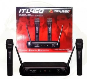 Microfono Inalambrico Italy Audio Itl460 Vhf Dual Channel