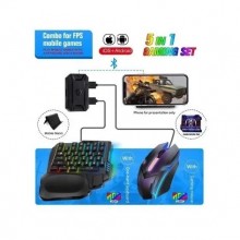 Teclado + Mouse Bluetooth Para Celular K180 + Pad + Holder