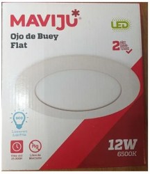 Lampara Led Redonda Empotrable 12w 25000h Luz Blanca 900lm