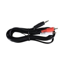 Cable Auxiliar Discman American Xtreme 2 Plug RCA X 1 Plug 3.5 ST 1.8MT 