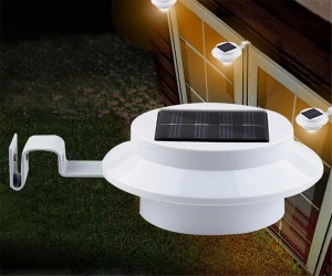 Lampara Solar Led Prueba De Agua Para Jardin Pared Techo