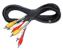 CABLE DVD 3 PLUG RCA X 3 PLUG RCA 1.5MT GRUESO - QX-5344-1.5