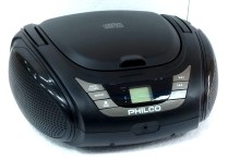 Parlante Radiograbadora Philco Bluetooth Con Reproductor de CD MP3 USB Radio FM 3.5mm AUX