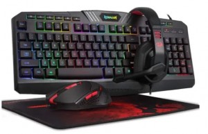 Combo Gamer Redragon S101-ba Mouse Teclado Audifono Padmouse