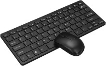 Combo Mini Teclado Y Mouse Wireless  Con Mica 