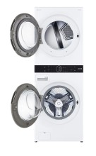 Torre de lavado eléctrica LG (Lavadora y Secadora) Carga Frontal  22Kg  Blanco