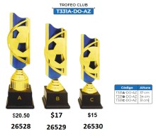 Trofeo Club Dorado Con Azul T331A-DOAZ