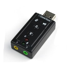 Tarjeta de sonido  USB 2,0 Externa 7,1 