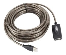 Cable Extensión Usb De Macho A Hembra 20m Amplificado  Activo