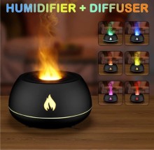 Humidificador Humificador Difusor Forma de Flama Aromatizante 