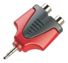 Adaptador Roxtone 2 Jack Rca X Plug 3.5 St Solido Rpan350