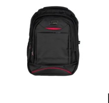 Mochila de Laptop Quasad Q-20002 NYLON. Negro-Rojo 15.6