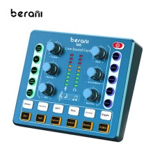 Interfaz  de audio Tarjeta de Sonido Berani M8 con Efectos