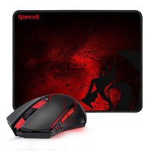 Mouse Redragon Combo Gammer  +  Mouse Pad M711 M601 6 Botones