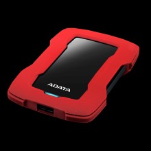 Disco duro externo Adata HD330 2TB Rojo soporta golpes y caídas