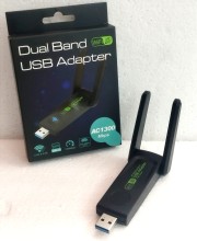 Adaptador  Wifi USB 1300Mbps 2.4G/5G Dual Band Usb 3.0