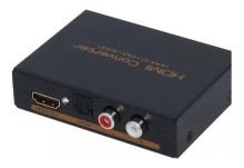 Extractor De Audio De Hdmi A Hdmi + Audio Rca + Optico 3.5mm