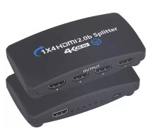 Splitter Divisor Hdmi Version 2.1  Entrada 1 A 4 Salidas 4k