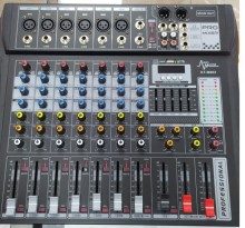 Consola De Audio Audiomaster 8 Canales M802 Bluetooth Usb