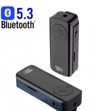 Receptor + Transmisor Bluetooth 2 en 1 BT 5.3  Pantalla digital 